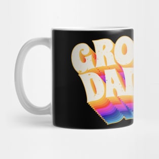 Wave of Colors Groovy Daddy Design Mug